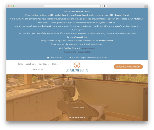 Theme WordPress Kadence - drmalfair.ca