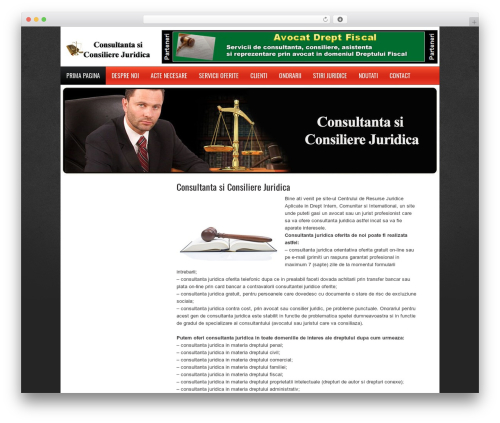 WordPress theme Indicate - consultantajuridica.eu