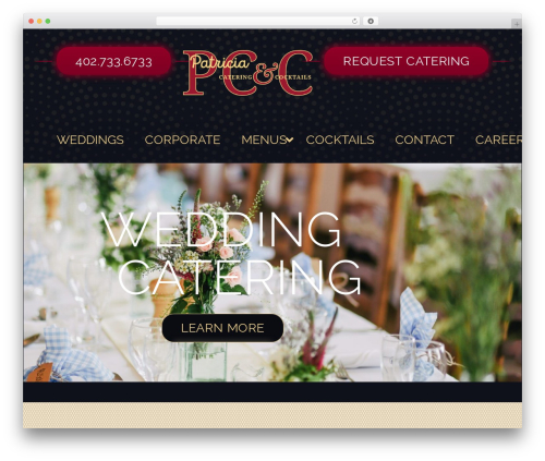 WordPress theme JmFramework - patriciacatering.com