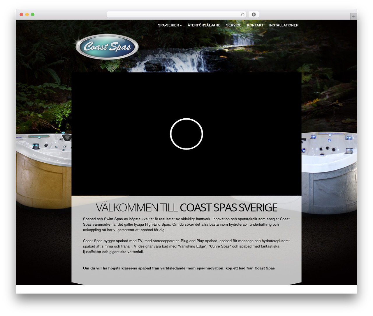 Catalyst theme WordPress - coastspas.se