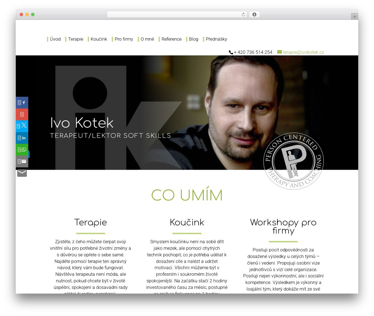 Divi WordPress theme - ivokotek.cz