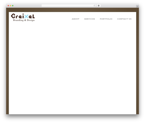 Extinct WordPress theme - creixel.com