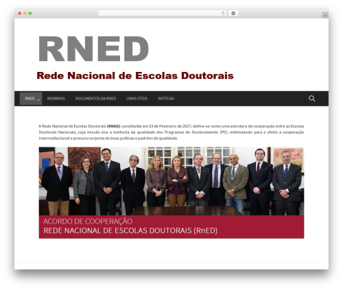 First WordPress theme - rned.pt