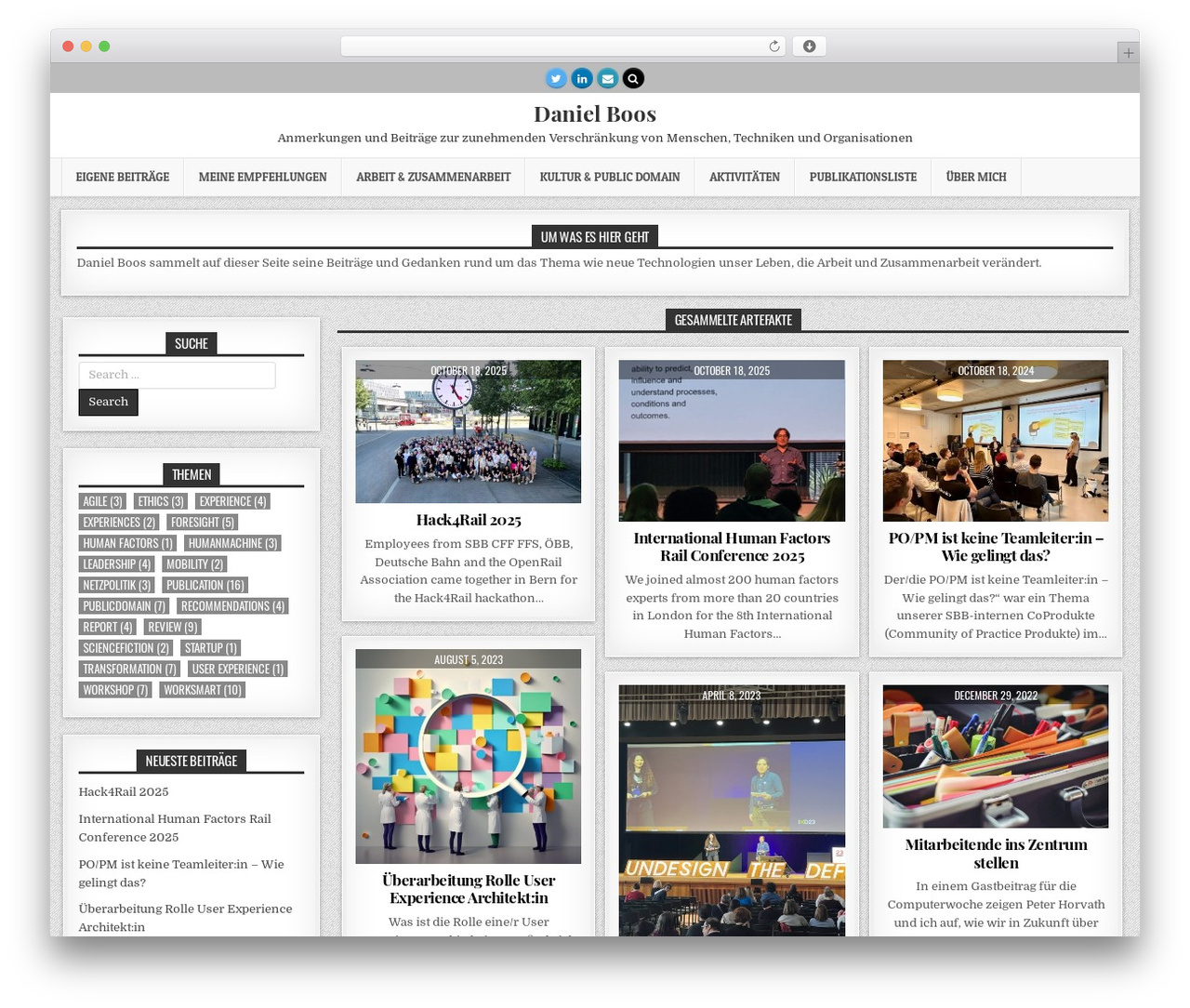 MintWP free WordPress theme - danielboos.ch
