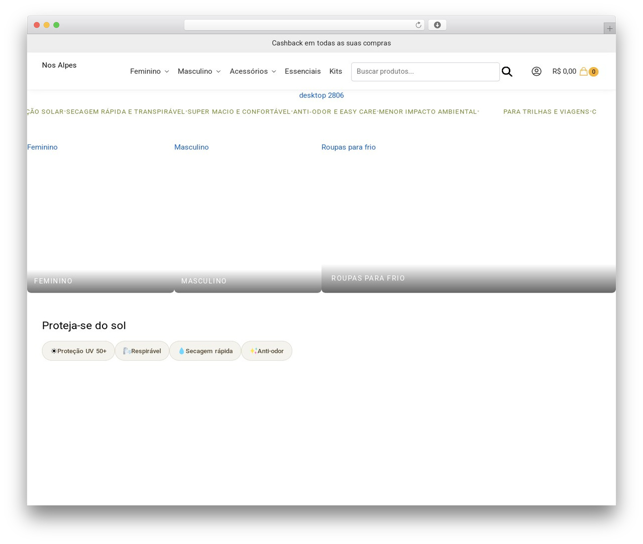 Shoptimizer WordPress store theme - nosalpes.com