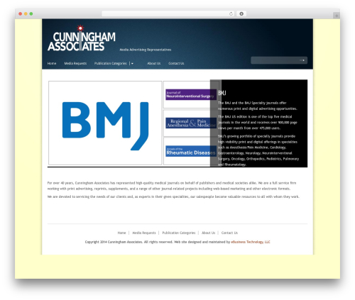 Sommerce WordPress theme - cunninghamassociates.com