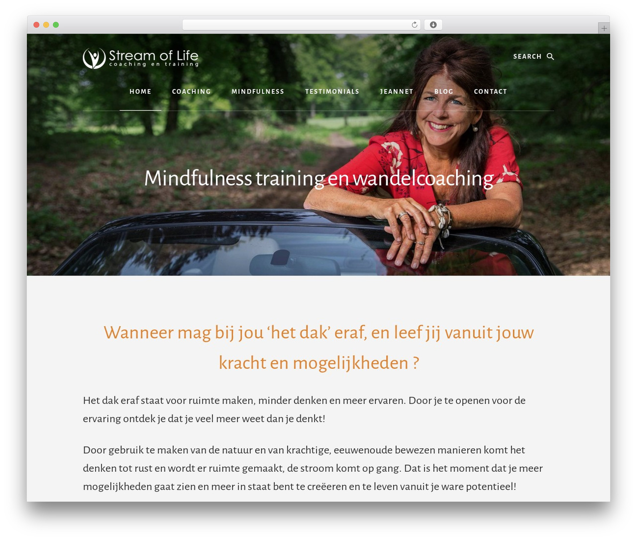 WordPress theme Essence Pro - streamoflife.nl
