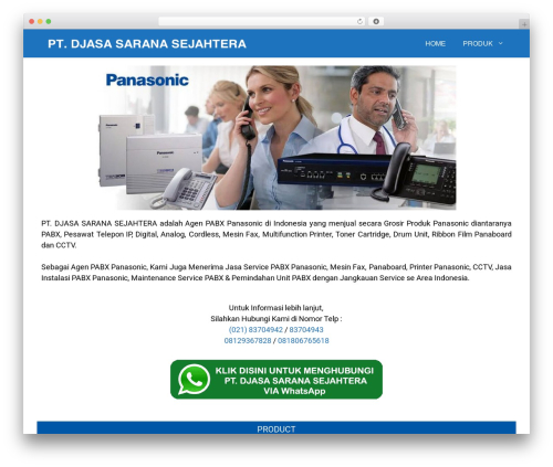 WordPress theme GeneratePress - agenpabxpanasonic.com