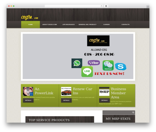 WordPress Theme Number WordPress theme - creld.com