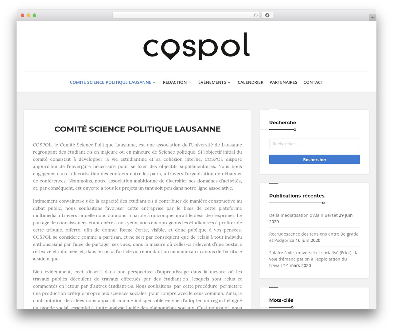 WordPress theme Time Less - cospol.ch WordPress theme Time Less - cospol.ch