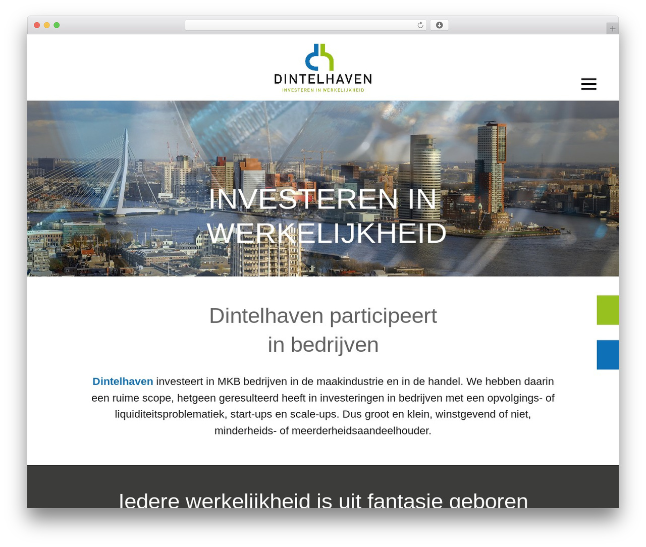 WordPress website theme Dintelhaven - dintelhaven.nl
