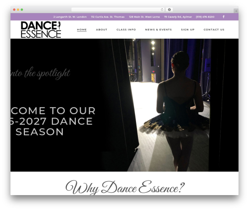 Arabesque core WordPress plugin - danceessence.ca