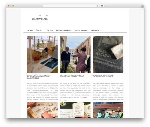 Catalyst best WordPress theme - clear-village.org