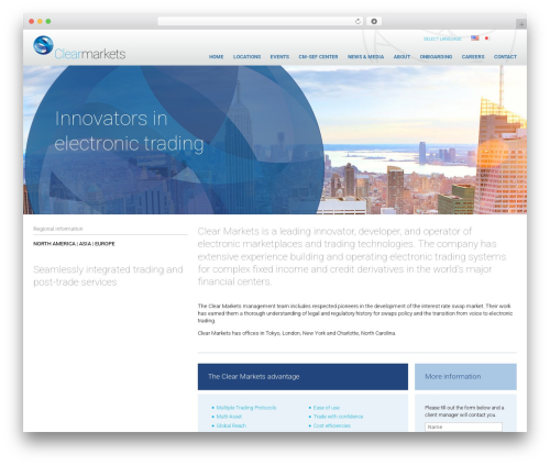 ClearMarkets Theme theme WordPress - clear-markets.com
