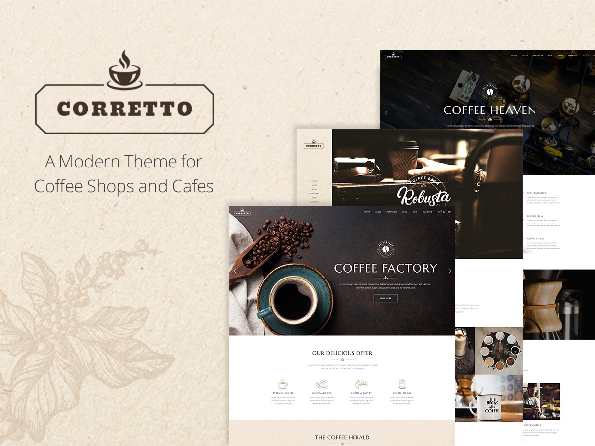 Corretto WordPress store theme