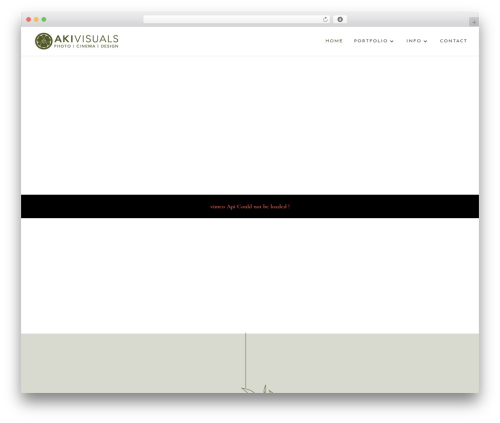 Divi WordPress theme - akivisuals.com