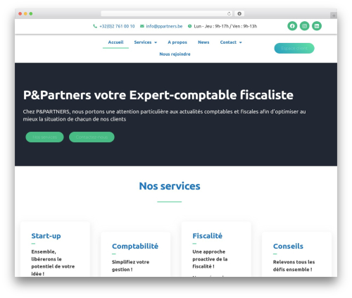 Hello Elementor WordPress theme - ppartners.be