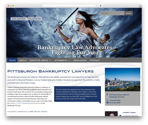 Hydrogen WordPress theme - c-vlaw.com