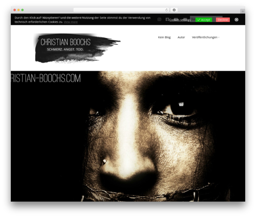 Make free WP theme - christian-boochs.com