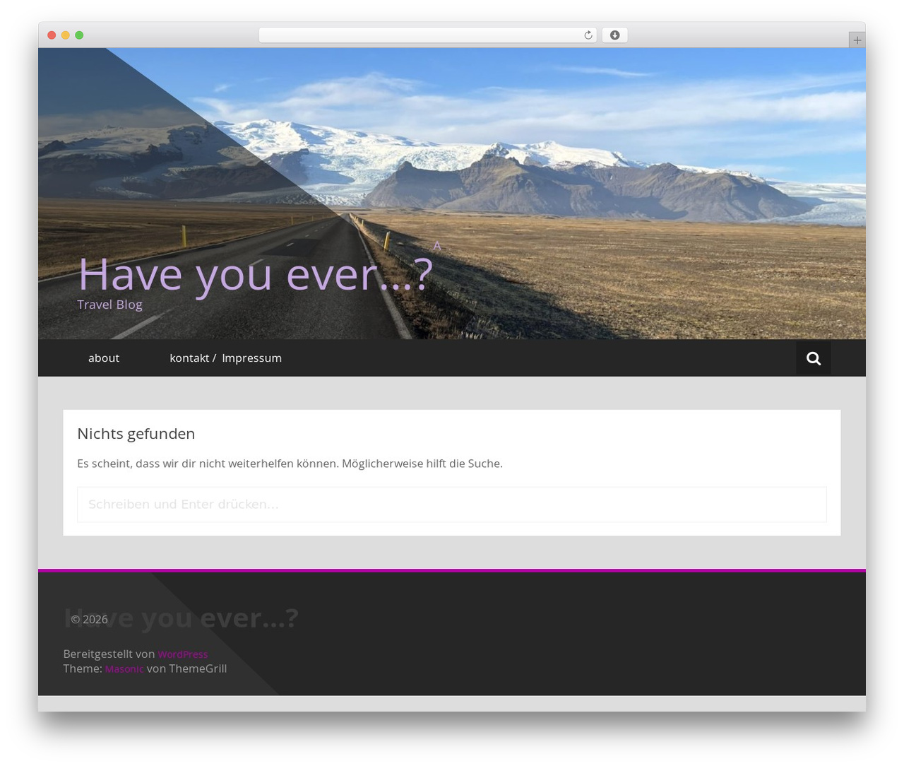 Masonic WordPress theme - haveyouever.de