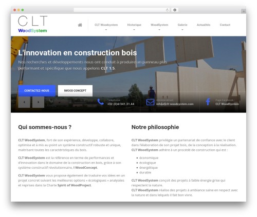 StructurePress PT theme WordPress - clt-woodsystem.com