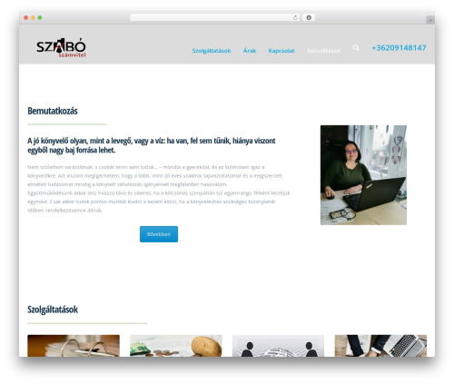 Theme WordPress Gaap - szaboszamvitel.hu