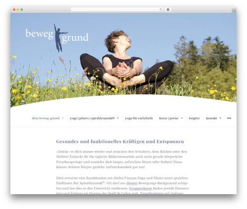 Theme WordPress Resonar - beweg-grund.ch