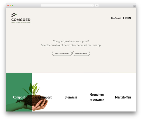 WordPress theme Comgoed - comgoed.nl