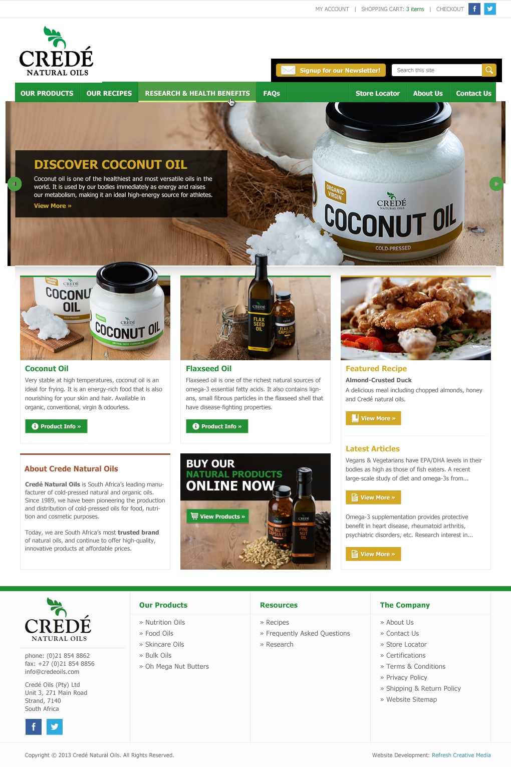 WordPress theme Crede by Headway Digital