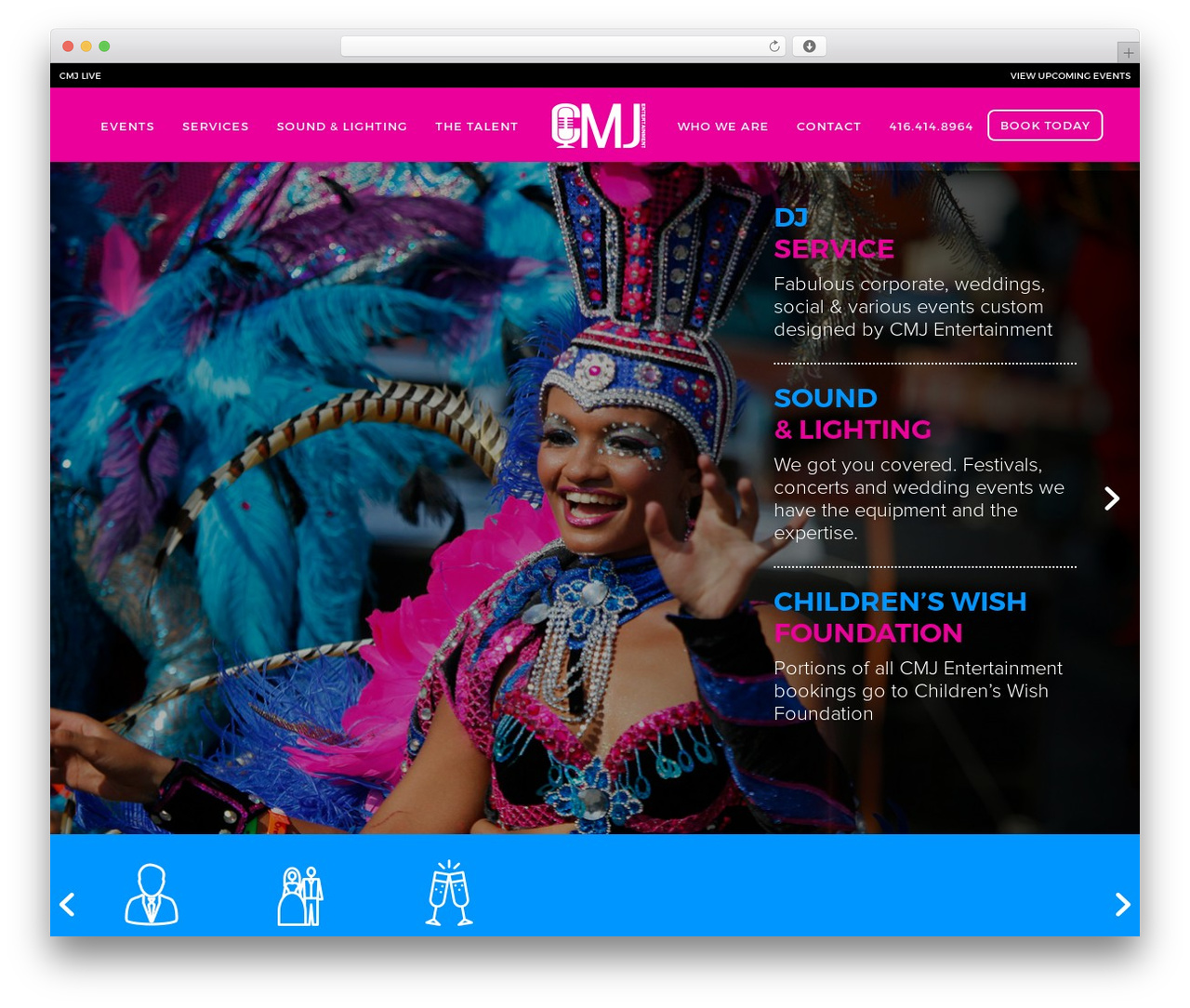 WordPress theme Custom Theme - cmjent.com
