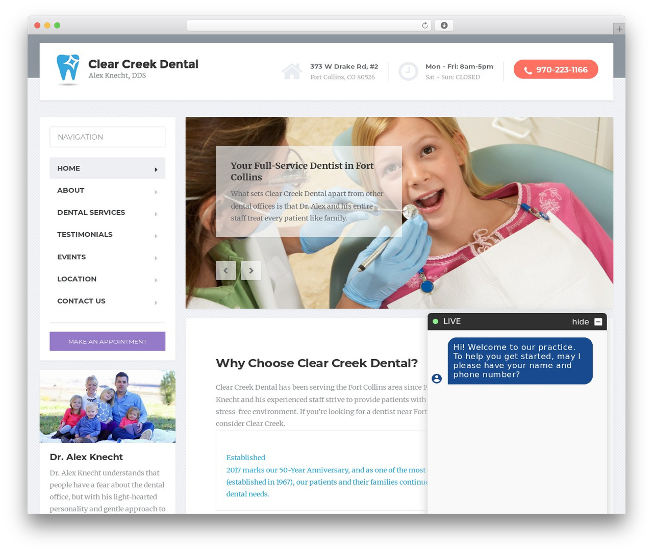 WordPress theme MentalPress WP Theme - clearcreekdental.com