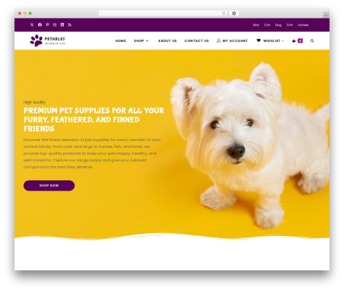 Modulify WordPress plugin - petables.co.uk