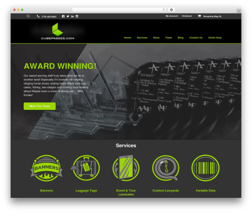 WP theme Dynamo - cubepasses.com