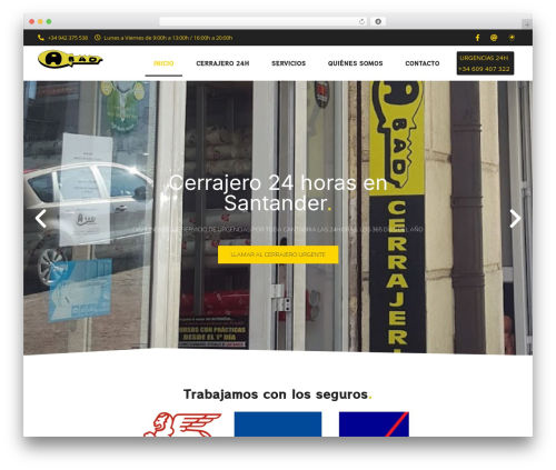 WP theme Hello Elementor - cerrajeriaabad.com