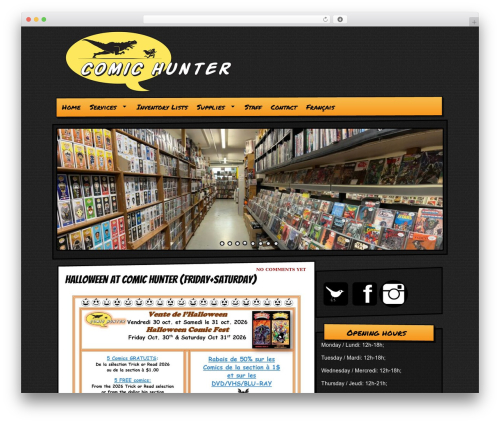 AnglePane WordPress theme - comichunter.com