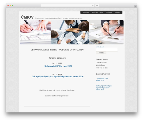 Breezing theme WordPress - cmiov.cz