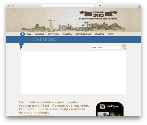 Cidade do Rio WordPress theme - cidadedorio.com