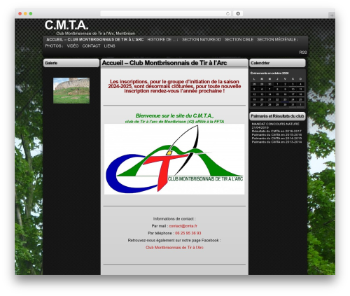 Easel WordPress theme design - cmta.fr