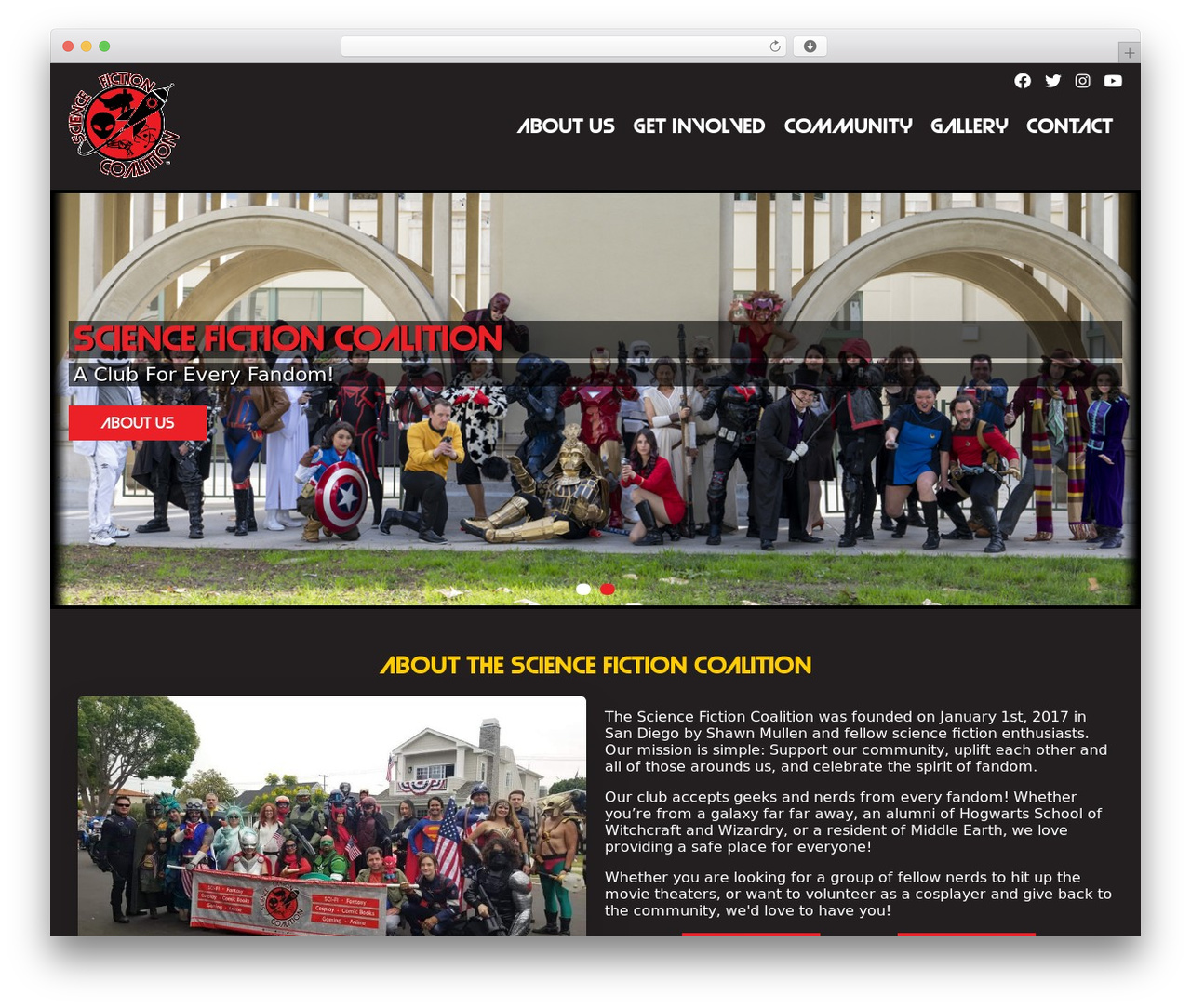 Explore Digital Theme WordPress theme - scificoalition.org