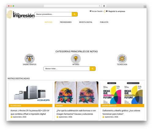 Wp blog manager WordPress plugin - guiaimpresion.com