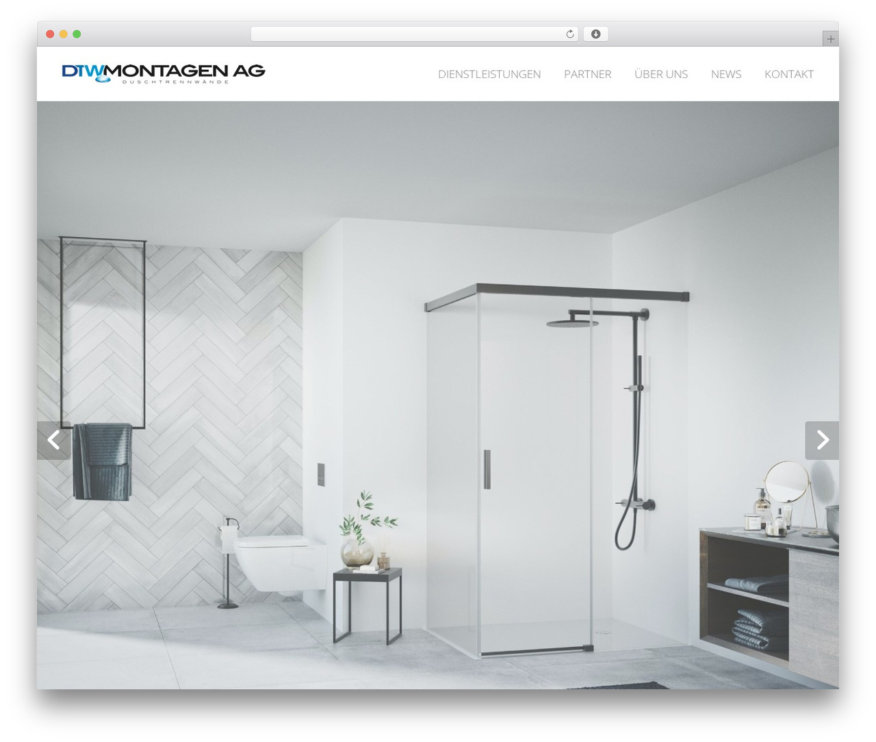 Screenr WordPress website theme - dtw-montagen.ch