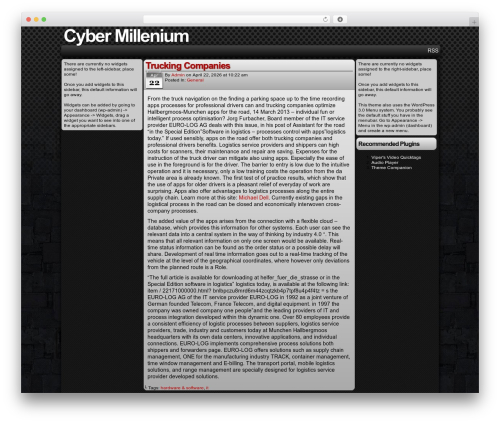 Theme WordPress Easel - cybermillennium.com