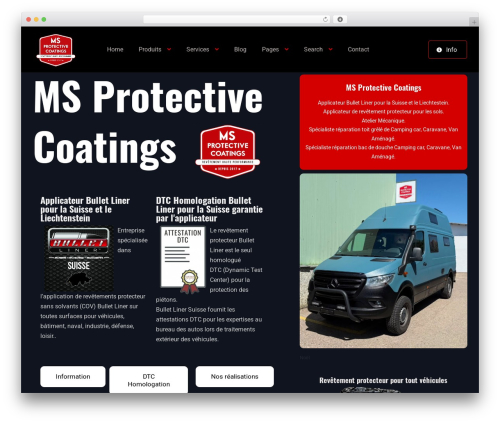 Theme WordPress Vehica - mspc.ch