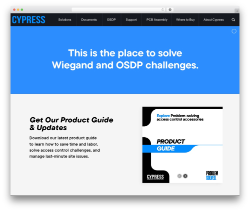Unitheme WordPress theme - cypressintegration.com