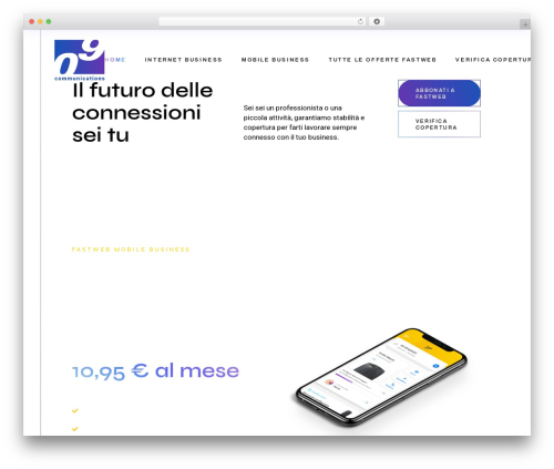 WordPress theme DEON - 09communications.it