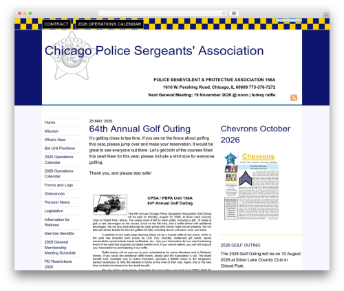 WordPress theme Themify Responz - chicagosergeants.org