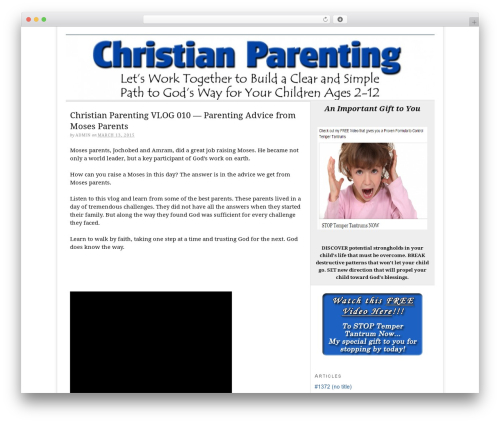 Seo pressor WordPress plugin - christian-parenting.org