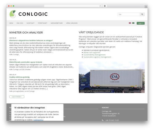 WP theme Conlogic - conlogic.se/sv