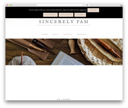 WP theme Market Theme - sincerelypam.com