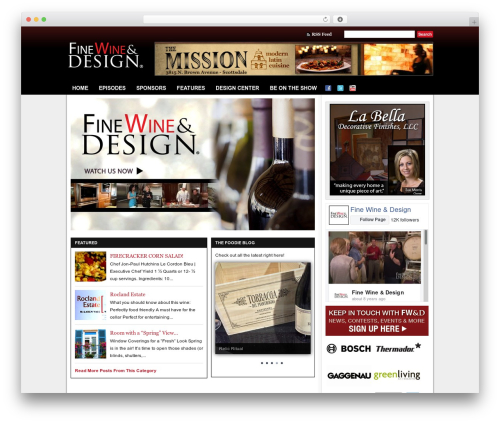 Facebook page photo gallery WordPress plugin - finewineanddesign.com